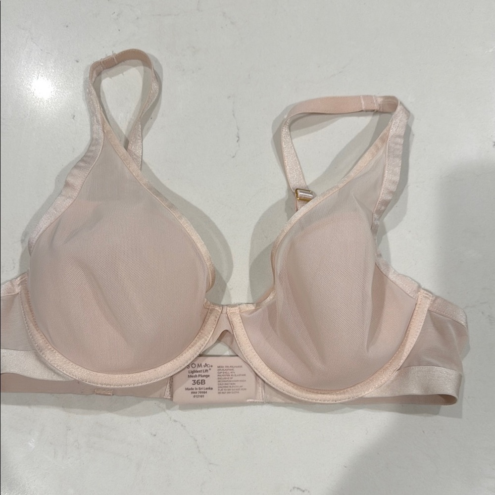 Soma Cream Underwire Bra with Molded Cups